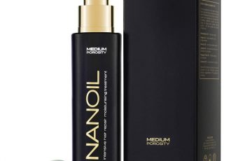 Zdrowe włosy z olejekiem do włosów Nanoil